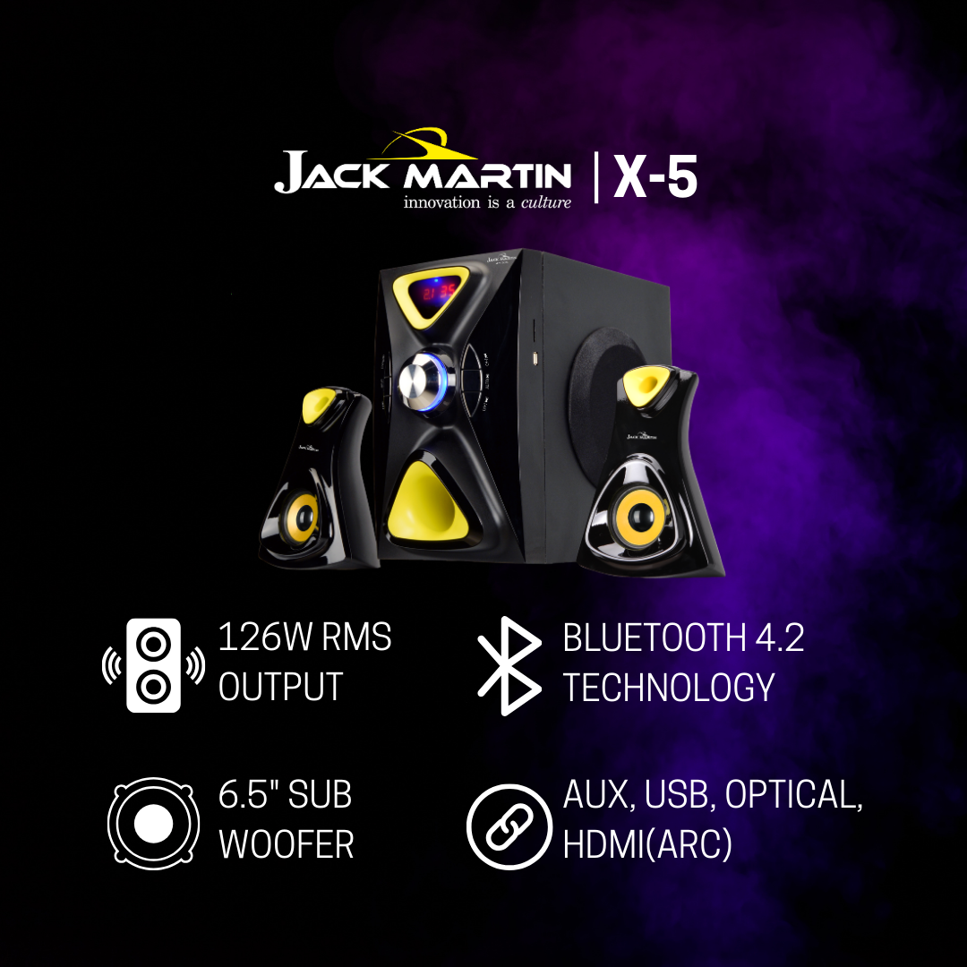 JM X-5 2.1 Channel Home Theatre